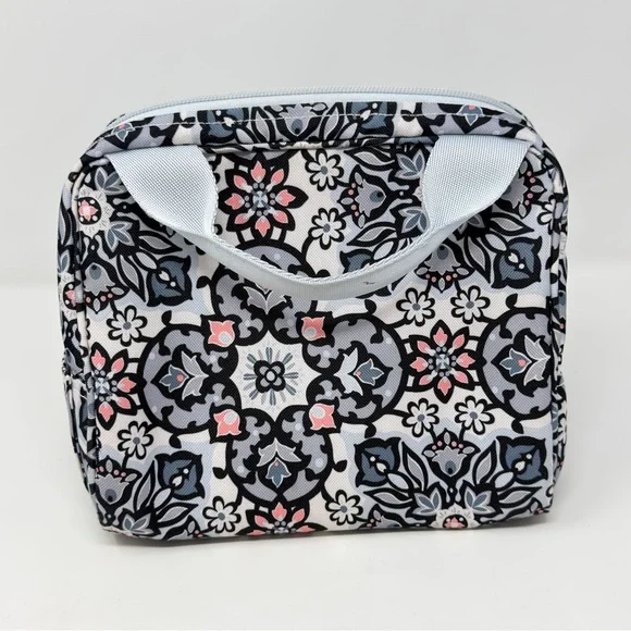 Vera Bradley Lighten Up Insulated Canvas Lunch Bag Tote Lisbon Medallion - Picture 2 of 16